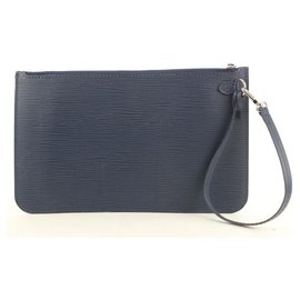 Louis Vuitton-Pulseira GM azul marinho índigo epi couro Neverfull Pochette GM-Outro