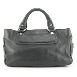 Céline-Black Leather Boogie Tote Bag-Other