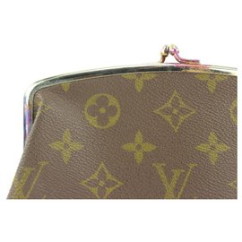 Louis Vuitton-Ultra Rare Monogram Kisslock Pouch French Twist-Outro