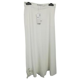 Stella Mc Cartney Calças largas Stella McCartney brancas de algodão Branco