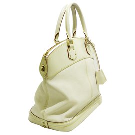 Louis Vuitton-Louis Vuitton White Suhali Lockit PM-White