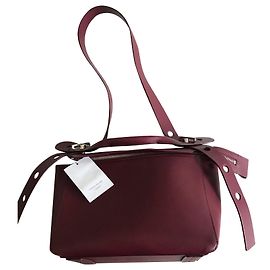 Sophie Hulme Large Bolt Bag - Red Dark red