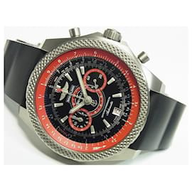 Breitling-BREITLING Bentley Super Sports Light Body Titanio 1000 Lot Limited Hombres-Negro