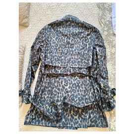 Zapa-Manteaux, Vêtements d'extérieur-Imprimé léopard