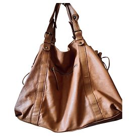 Gerard Darel Reisetasche aus Leder Caramel Karamell