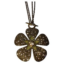 Autre Marque Colar Pilgrim Constelle em metal bronze dourado com estrela strass Outro