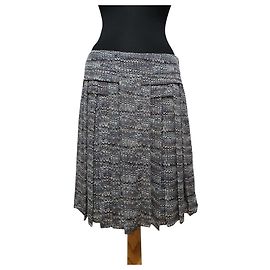 Jupe midi en soie Tory Burch Multicolore