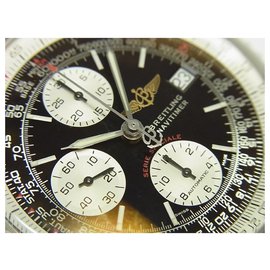 Breitling-BREITLING Navitimer Fighters black Bracelet Genuine Mens-Black