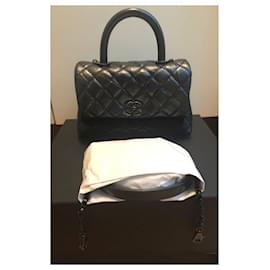 Chanel-Chanel Small So Black Coco Handle bag-Black