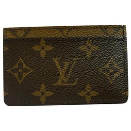 Louis Vuitton-Titular de la tarjeta-Marrón claro