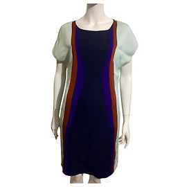 Diane Von Furstenberg Vestido caftán arcoíris Harriet de DvF Multicolor