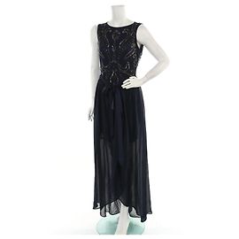 Autre Marque Vestido Barbara Schwarzer Azul Oscuro Azul