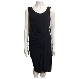 Diane Von Furstenberg Dailla Kleid schwarz Jersey Schwarz