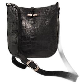 Longchamp Canna di cocco Nero