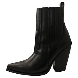 Botines Valentino Santia de piel negra Negro