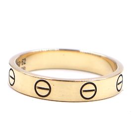 cartier 18k Yellow Gold Love Wedding Ring Size 52 Golden