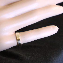 Cartier-cartier 18k Taille de la bague de mariage amour en or jaune 52-Doré