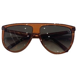 Gafas de sol Céline Big Marrones de Plástico Castaño