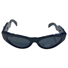 Gafas de sol Versace negras de plástico Negro