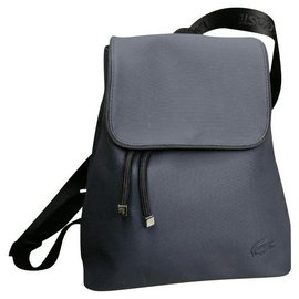 Lacoste anthracite gray backpack Dark grey