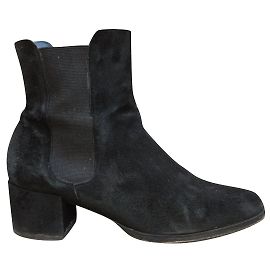 Bottines Chelsea Kenzo Dakota daim noir 36 Noir
