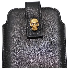 Alexander Mcqueen Schädel Telefonhalter Schwarz