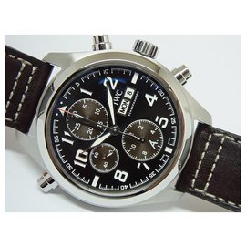 IWC-IWC lined Chronograph Antoine De ​ Saint Exupery Mens-Brown
