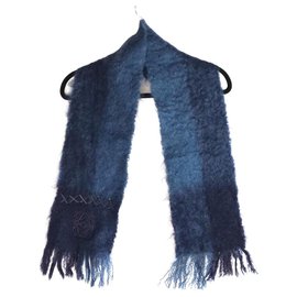 Sciarpa Loewe Blu navy
