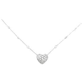 inconnue Collana "Cuore" in platino e diamanti. Altro