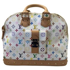 Louis Vuitton Alma MM Multicolore Cloth Handbag Multiple colors