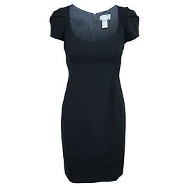Zac Posen Klassisches kleines schwarzes Kleid Schwarz