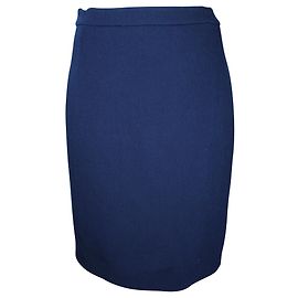 Lanvin marineblauer Bleistiftrock Blau Marineblau