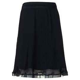 Carven Faltiger schwarzer Rock Schwarz