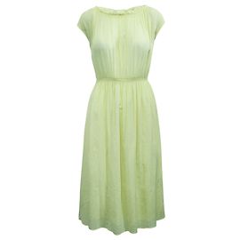 Comptoir Des Cotonniers Robe d'été en coton jaune pastel Jaune