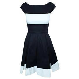 Kate Spade-Black and white dress-Black