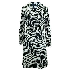 By Malene Birger Abrigo largo con estampado animal Otro