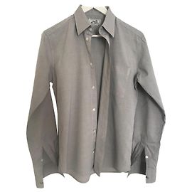 Hermès chemises Gris
