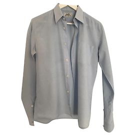 Hermès Camisetas Azul claro
