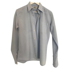 Hermès Hemden Hellblau
