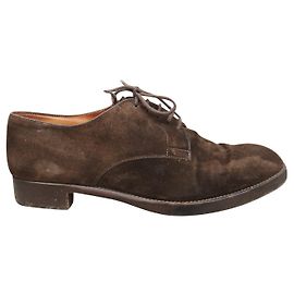Hermès p derbies 38 Castanho escuro