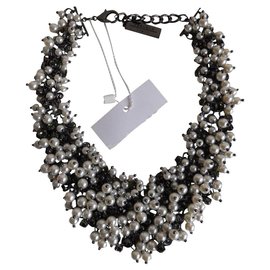 Weekend Max Mara-Faux pearls necklace MAX MARA WEEKEND-Black,White