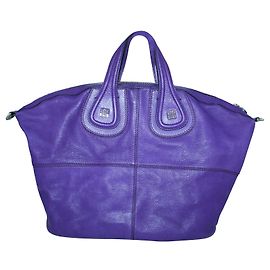Givenchy Purple Nightingale Tote Purple
