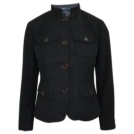 Theory Brown Woolen Jacket Brown