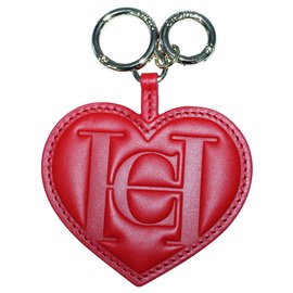 Carolina Herrera-Heart of Hope Keychain-Red