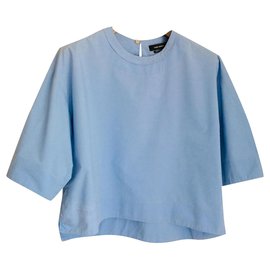 Isabel Marant light blue cotton top Blue