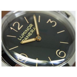 Panerai-PANERAI Luminor 47 MM PAM00372 V series Genuine goods Mens-Black