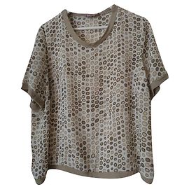 Autre Marque Top La Maison du Jersey Estampado Beige Otro