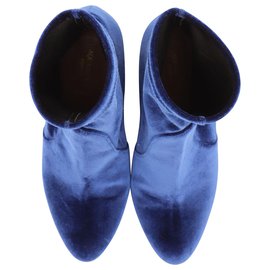 Aquazzura-So Me 85 Aquazzura Ankle boots-Blue