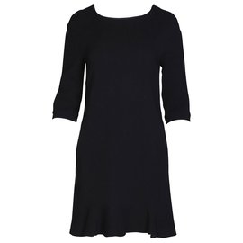 Marni-Marni Black Sheath Dress-Black