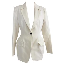 Thierry Mugler Blazer bianco Bianco Altro